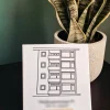 Handgemaakt gepersonaliseerd tegeltje woning