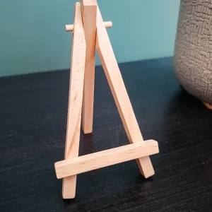 Houten mini schildersezel Houten mini schildersezel